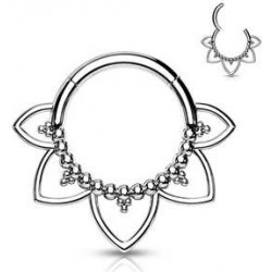 Šperky4U ocelový piercing do nosu septum NS0033-ST