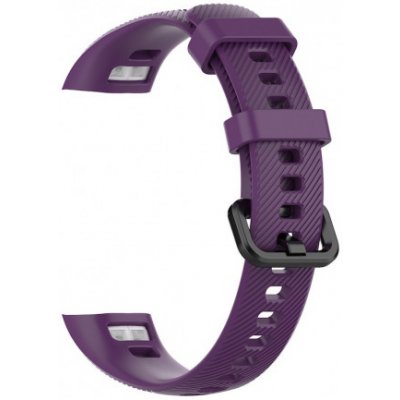 BStrap Silicone Line řemínek na Honor Band 4, purple SHO001C07 – Zboží Mobilmania