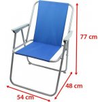 Cappa Křeslo plážové Mia modrá – Hledejceny.cz