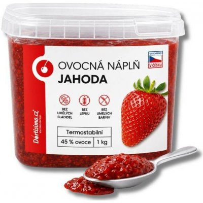 Dortisimo Ovocná náplň Jahoda 1 kg – Zboží Dáma