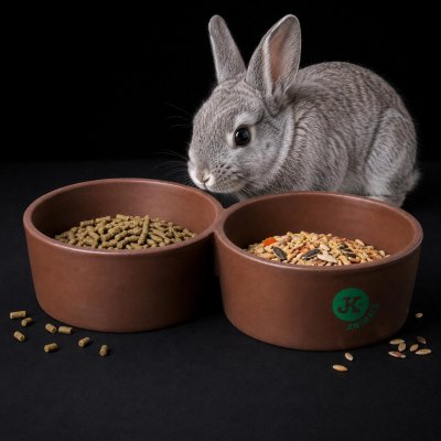 JK ANIMALS Keramická dvojmiska pro králíky 2×15 cm – Hledejceny.cz