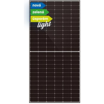 DAH Solar Fotovoltaický solární panel 555Wp Full screen černý rám