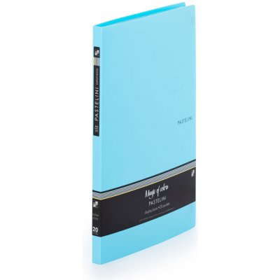 Katalogová kniha A4 PP PASTELINI - 20 listů modrá – Zboží Živě