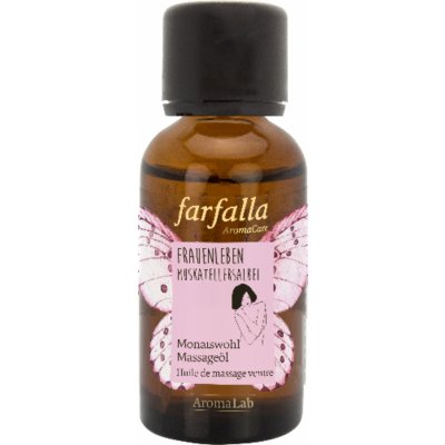 farfalla Masážní olej pro ženy na období menstruace 30 ml – Zboží Mobilmania
