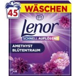 Lenor Amethyst Flower prací prášek na barevné prádlo 45 PD – Zboží Mobilmania