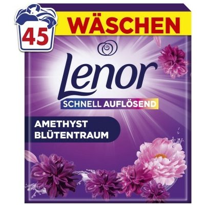 Lenor Amethyst Flower prací prášek na barevné prádlo 45 PD – Zboží Mobilmania