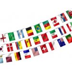 Vlajky 28 x 20 cm 32 národních vlajek – Sleviste.cz