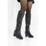 Ctogo Gogo Dámské kozačky na podpatku SG-213B – Zbozi.Blesk.cz