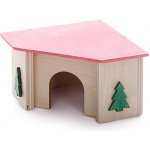 JK ANIMALS Domek rohový pro křečky 11 x 11 x 7 cm – Hledejceny.cz