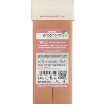 Arcocere depilační vosk Roll On Talc Zinc Titanium Pink 100 ml – Zboží Mobilmania