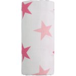 T-TOMI Accessories s.r.o. Velká bavlněná TETRA osuška pink drops / růžové kapky – Zboží Dáma