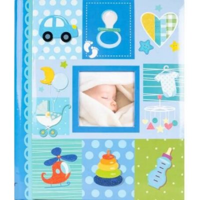 Dětské fotoalbum, samolepící DRS-30B Meadow 1 modré – Zboží Mobilmania