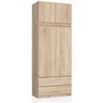 Ak furniture Star 90 cm s nástavcem dub sonoma – Zbozi.Blesk.cz