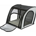 Trixie Autosedačka pro psa uzavíratelná skádací šedo-černá 44 x 37 x 40 cm – Hledejceny.cz