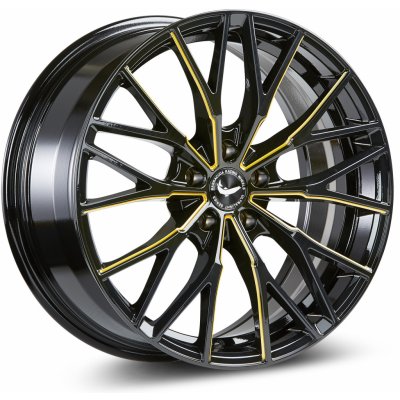 Barracuda Project THREE 8,5x20 5x110 ET30 gloss black flash gold