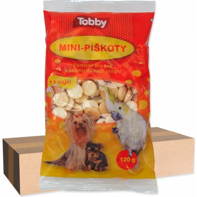 Tobby Piškoty mini 120 g – Zboží Dáma