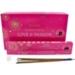 Goloka Vonné tyčinky Manifestations Love & Passion Gemstone Láska & Vášeň s růženínem 10 ks – Sleviste.cz