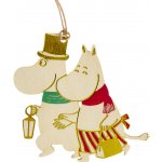 Muurla Vánoční dekorace Moominmamma & Moominpappa, překližka – Hledejceny.cz