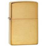 Zippo Benzínový Brushed Brass – Zboží Mobilmania