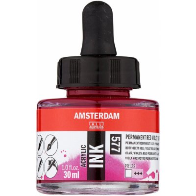 Amsterdam Acrylic Ink 577 Permanent Red Violet Light 30 ml – Zboží Dáma