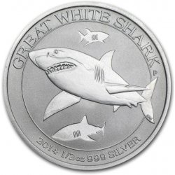 Perth Mint Stříbrná mince Great White Shark Australia 1/2 oz