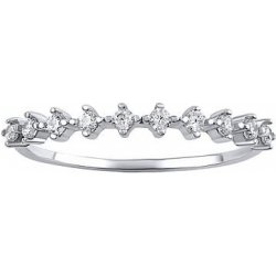 SILVEGO Stříbrný prsten Tatiana s čirými Brilliance Zirconia DCC08041RW