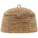 House Doctor Úložný koš s víkem RAMA 19 cm přírodní – Zboží Živě