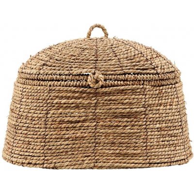 House Doctor Úložný koš s víkem RAMA 19 cm přírodní – Zboží Živě