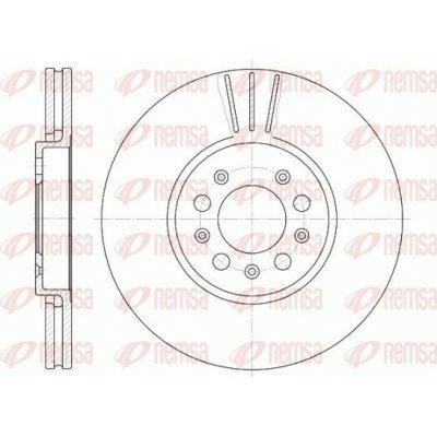 Brzdový kotouč REMSA 6544.10 – Zboží Mobilmania