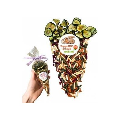 Aniland Zeleninové bezobilné granule Veggiemix Kornout 150 g – Zboží Mobilmania