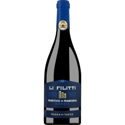 Masca del Tacco Li Filitti Primitivo di Manduria Riserva 14,5% 0,75 l (holá láhev) – Hledejceny.cz