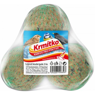 KRMÍTKO lojová koule se semínky 3 x 90 g – Hledejceny.cz