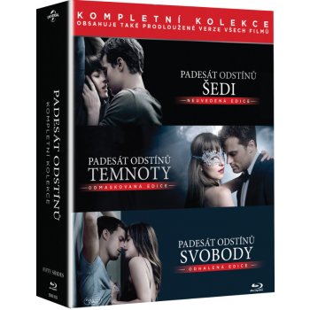 DVD Padesát odstínů - Kompletní kolekce