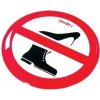 Vodácké doplňky Lalizas Silicone Sticker 80mm - 'No Shoes'