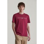 Gant PRINTED GRAPHIC SS t-shirt RICH WINE – Zboží Dáma