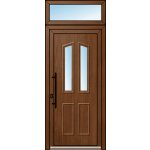 OknaDvereNaMiru.cz Vchodové dveře 3D Sara 1 + Nadsvětlík bílá 100 x 220 cm – Hledejceny.cz