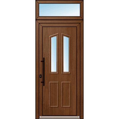 OknaDvereNaMiru.cz Vchodové dveře 3D Sara 1 + Nadsvětlík bílá 100 x 220 cm – Hledejceny.cz