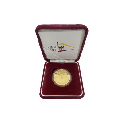 Česká mincovna zlatá medaile Benedikt XVI. Návštěva Svatého otce v ČR 2009 Proof 1/2 oz – Zboží Mobilmania