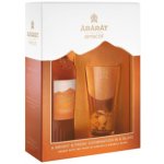 Ararat Brandy Apricot 35% 0,7 l (dárkové balení 1 sklenice) – Zboží Dáma