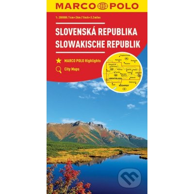 Slovensko 1:200T mapa ZoomSystem – Zbozi.Blesk.cz