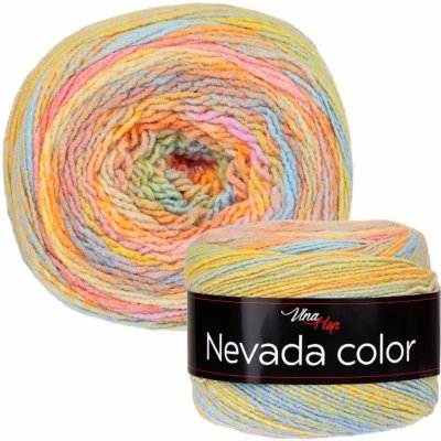 Pletací / háčkovací příze Vlna-Hep NEVADA COLOR 6305 žluto-oranžová, melírovaná, efektní 150g/375m – Hledejceny.cz