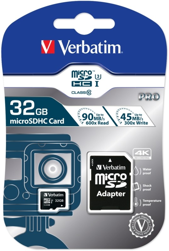 Verbatim Pro U3 microSDHC 32 GB 47041