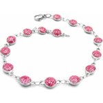 Steel Jewelry náramek růžový z chirurgické oceli NR220156 – Hledejceny.cz