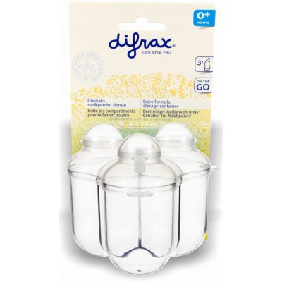 Difrax dávkovač sušeného mléka transparentní