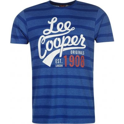 Lee Cooper pánské tričko royal BLUE – Zboží Mobilmania