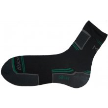 Racing Sportovní ponožky černo-zelené