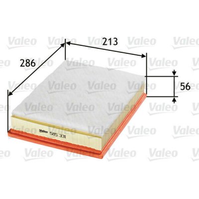 Vzduchový filtr VALEO 585331 – Hledejceny.cz