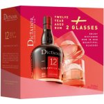 Dictador Premium 12y 40% 0,7 l (dárkové balení 2 skleničky) – Hledejceny.cz