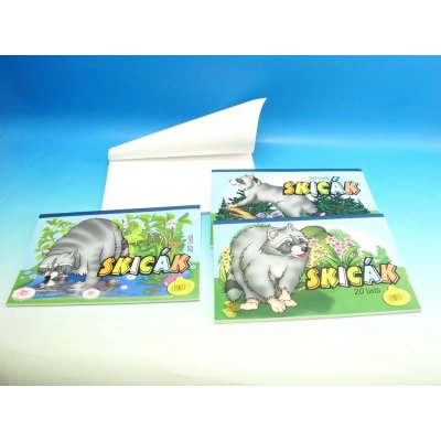 papírny Brno Skicák A4 lepený,20 l. 6827 – Sleviste.cz