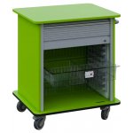 DEXTER 23 TRANSPARENT vozík boxový, roletový, nízký, 880x780x620 mm, jarní zeleň – Hledejceny.cz